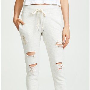 NSF | Sayde Distressed Sweatpants NWOT